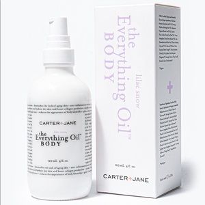 Carter + Jane Everything Body Oil and Perfume Roller set in Lilac Snow
